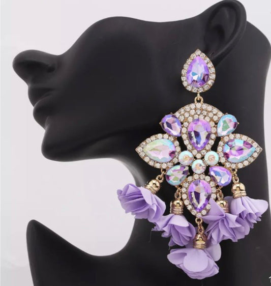 Lavender Treasure Earrings
